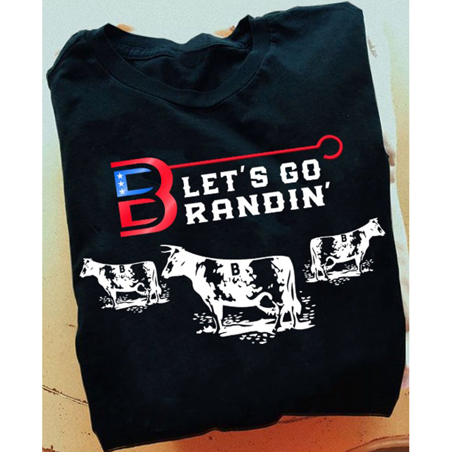 Let's Go Brandin, Funny T Shirt, Cow Shirt
