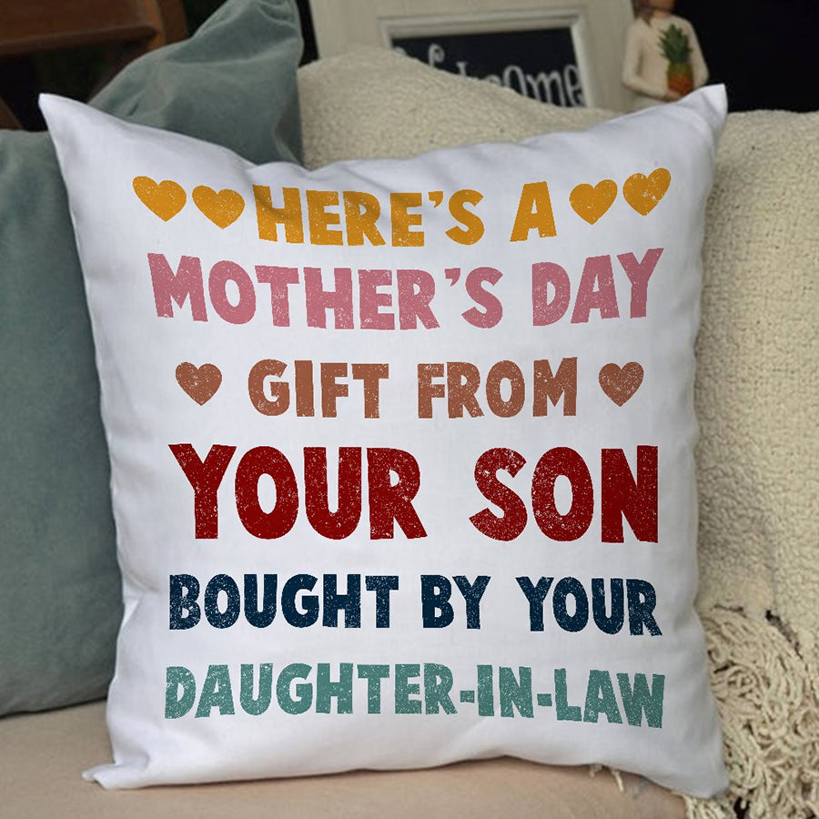 Mother's Day Gifts From Daughter In Law, Mother Day Pillow, Mother Day Gift, Mom Pillow, Home Decor