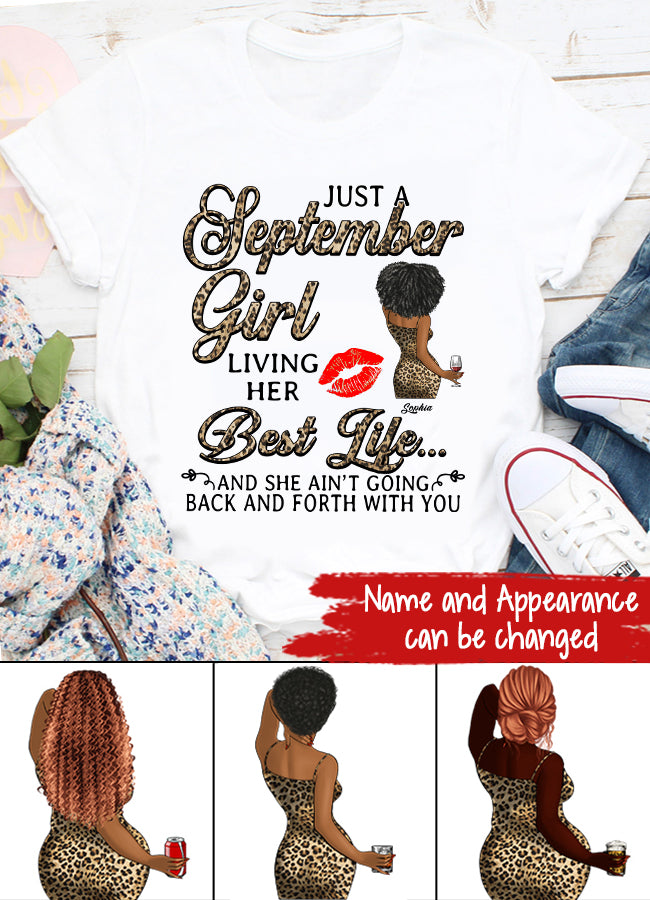 September Birthday Shirt, Custom Birthday Shirt, Queens Born In September, September Birthday Shirts For Woman, September Birthday Gifts