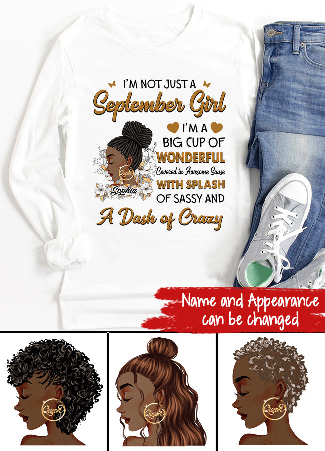 September Birthday Shirt, Custom Birthday Shirt, Queens are Born In September, September Birthday Shirts For Woman, September Birthday Gifts