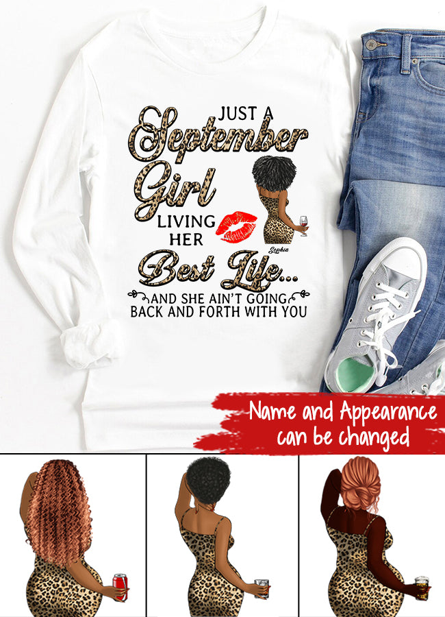 September Birthday Shirt, Custom Birthday Shirt, Queens Born In September, September Birthday Shirts For Woman, September Birthday Gifts