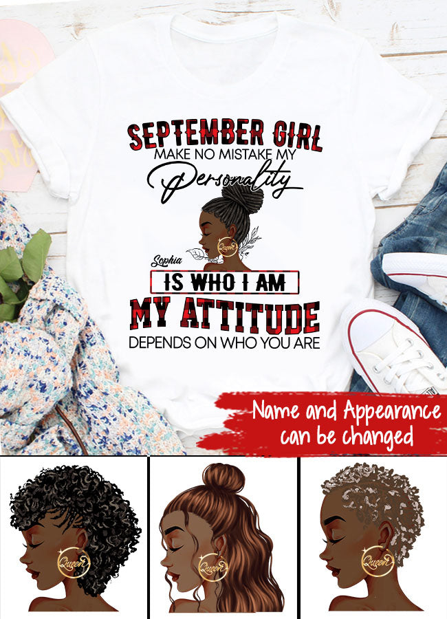 September Birthday Shirt, Custom Birthday Shirt, Queens are Born In September, September Birthday Shirts For Woman, September Birthday Gifts