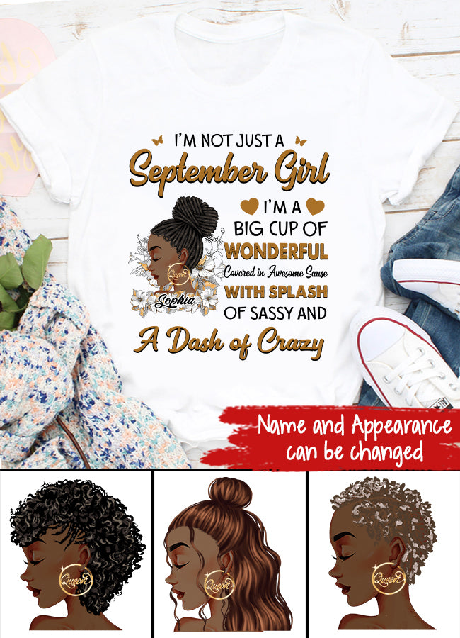 September Birthday Shirt, Custom Birthday Shirt, Queens are Born In September, September Birthday Shirts For Woman, September Birthday Gifts