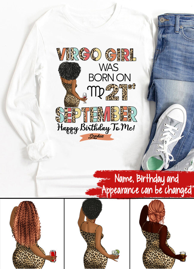 Custom Birthday Shirt, Virgo Zodiac t shirt, Virgo Birthday shirt, Virgo t shirts for ladies, Virgo queen t shirt, Virgo Queen Birthday shirt