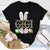 Easter Shirt Easter Bunny Ears My Favorite Peeps Call Me Gigi Leopard T-Shirt Funny Easter Gift For Women