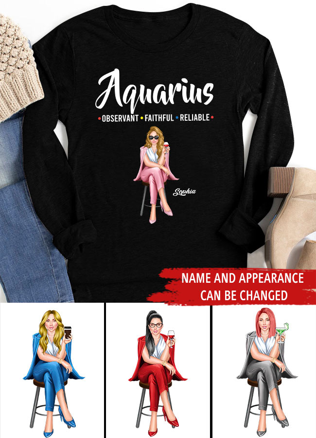 Custom Birthday Shirt, Aquarius T Shirt, Aquarius Birthday Shirt, Aquarius T Shirts For Ladies, Aquarius Queen T Shirt