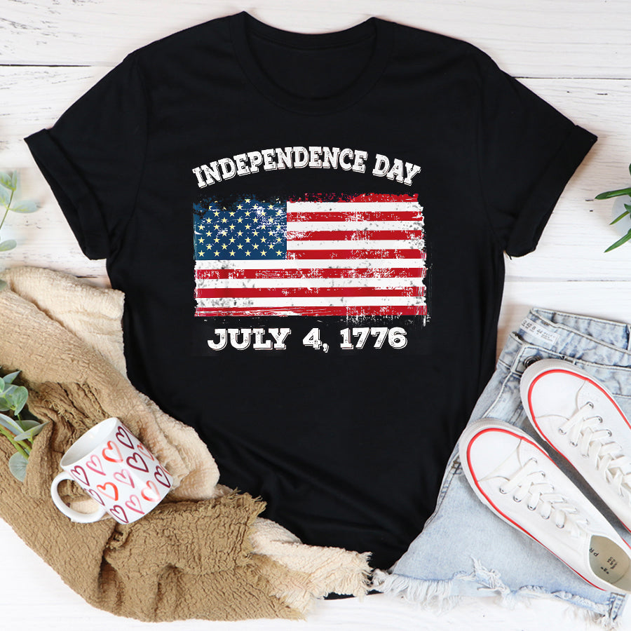 Patriot Day 2022 Shirt 911 Memorial Shirts Independence Day July 4 1776 Fourth of July American Flag T-Shirt
