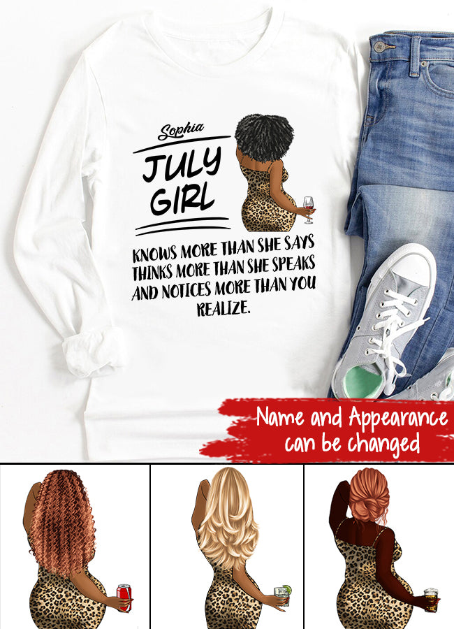 July Birthday Shirt, July Queen Custom Birthday Shirt, Queens Born In July, July Birthday Shirts For Woman, July Birthday Gifts