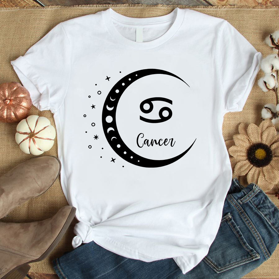 Cancer Girl, Cancer Birthday Shirts For Woman, Cancer Birthday Month, Cancer Cotton T-Shirt For Her