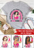 Custom Breast Cancer Shirts Personalized Breast Cancer Shirt Rainbow In October We Wear Pink Breast Cancer Awareness T-Shirt