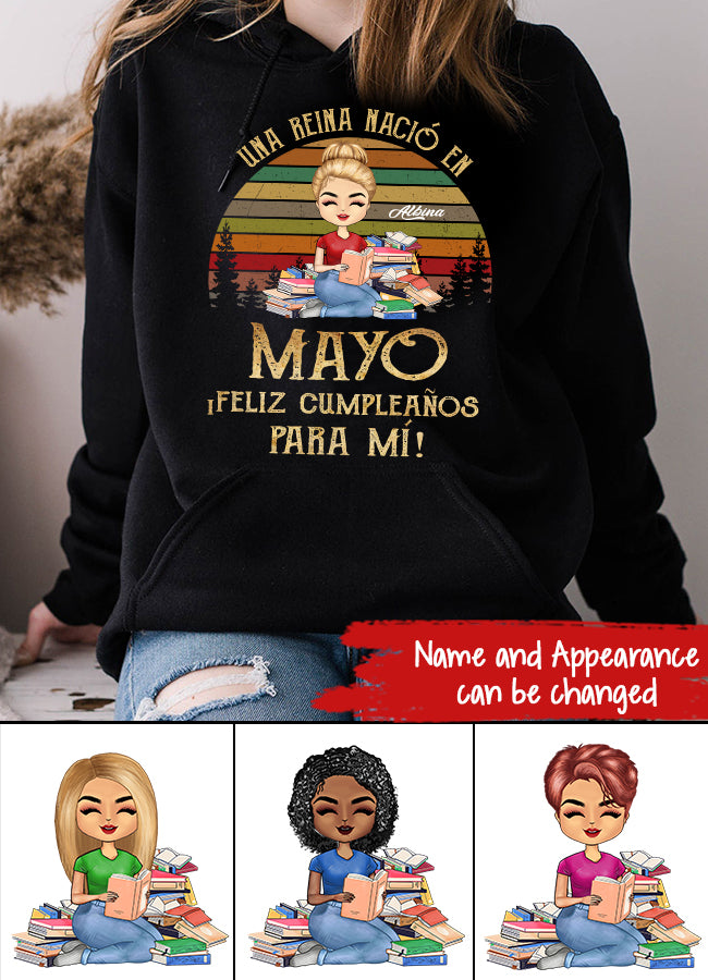 Camisa De Cumpleaños De Mayo, Camisa De Cumpleaños Personalizada, Reinas Nacidas En Mayo, Regalos De Cumpleaños De Mayo, Camisas De Mayo Para Mujeres