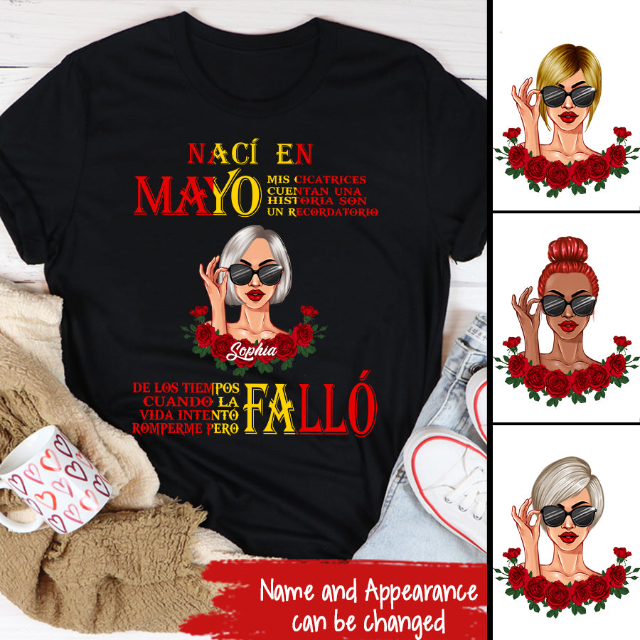 Camisa De Cumpleaños De Mayo, Camisa De Cumpleaños Personalizada, Reinas Nacidas En Mayo, Regalos De Cumpleaños De Mayo, Camisas De Mayo Para Mujeres