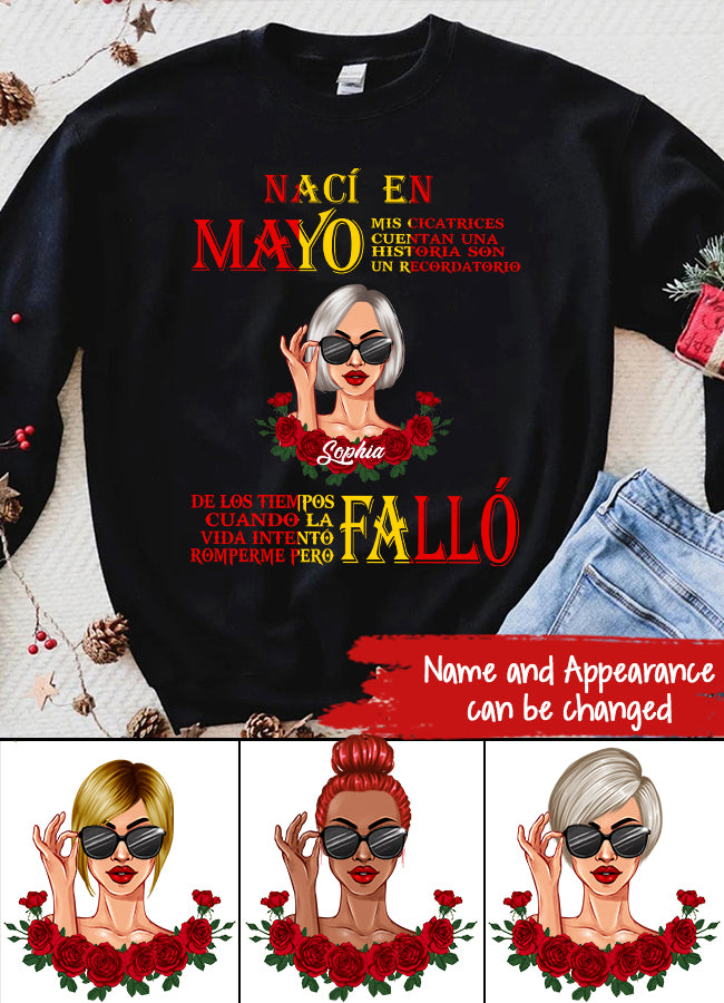 Camisa De Cumpleaños De Mayo, Camisa De Cumpleaños Personalizada, Reinas Nacidas En Mayo, Regalos De Cumpleaños De Mayo, Camisas De Mayo Para Mujeres