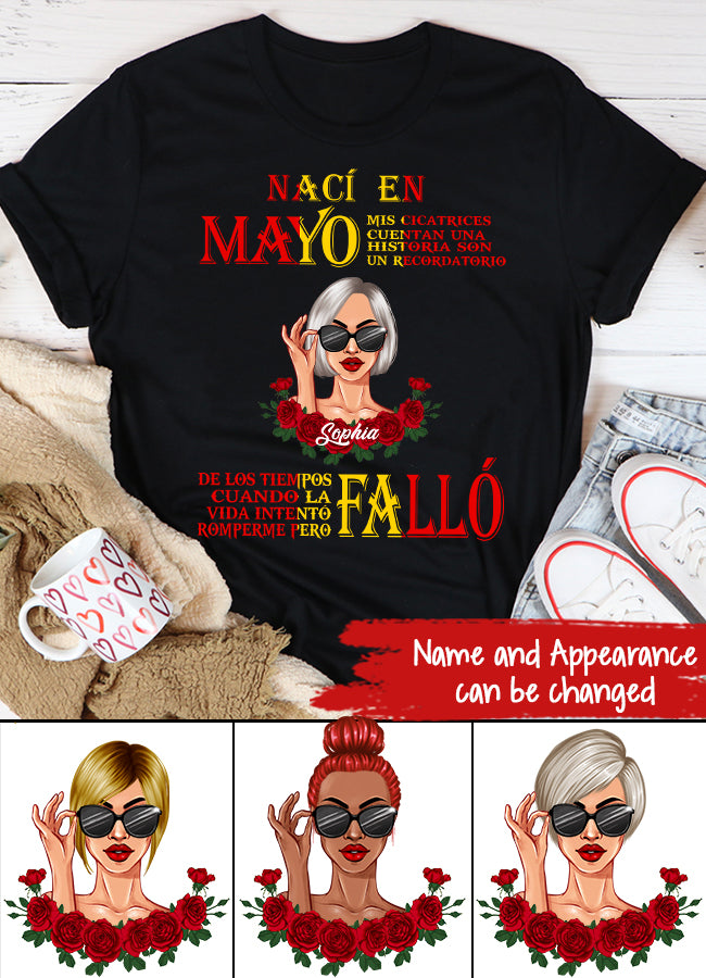 Camisa De Cumpleaños De Mayo, Camisa De Cumpleaños Personalizada, Reinas Nacidas En Mayo, Regalos De Cumpleaños De Mayo, Camisas De Mayo Para Mujeres