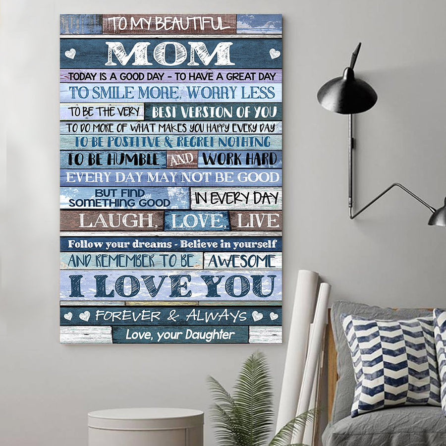 Mother's Day Poster, Poster On Mother's Day, Mothers Day Poster Ideas, Mother Day Gift, Home Decor