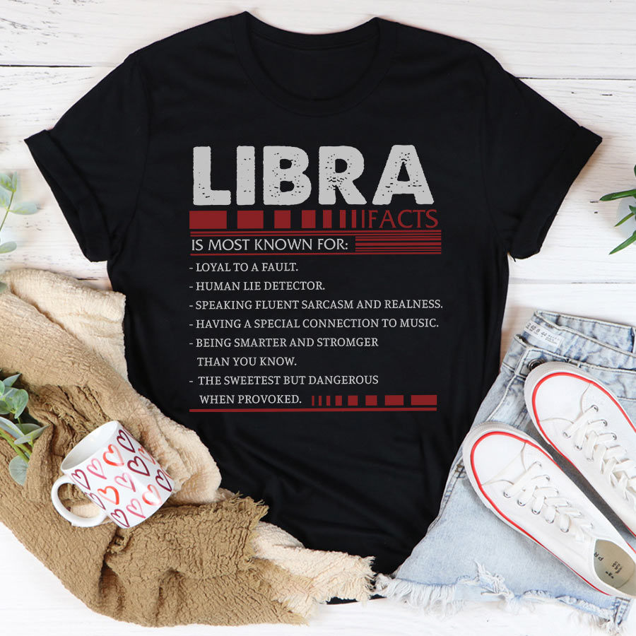 Libra Girl, Libra Birthday Shirts For Woman, Libra Birthday Month, Libra Cotton T-Shirt For Her