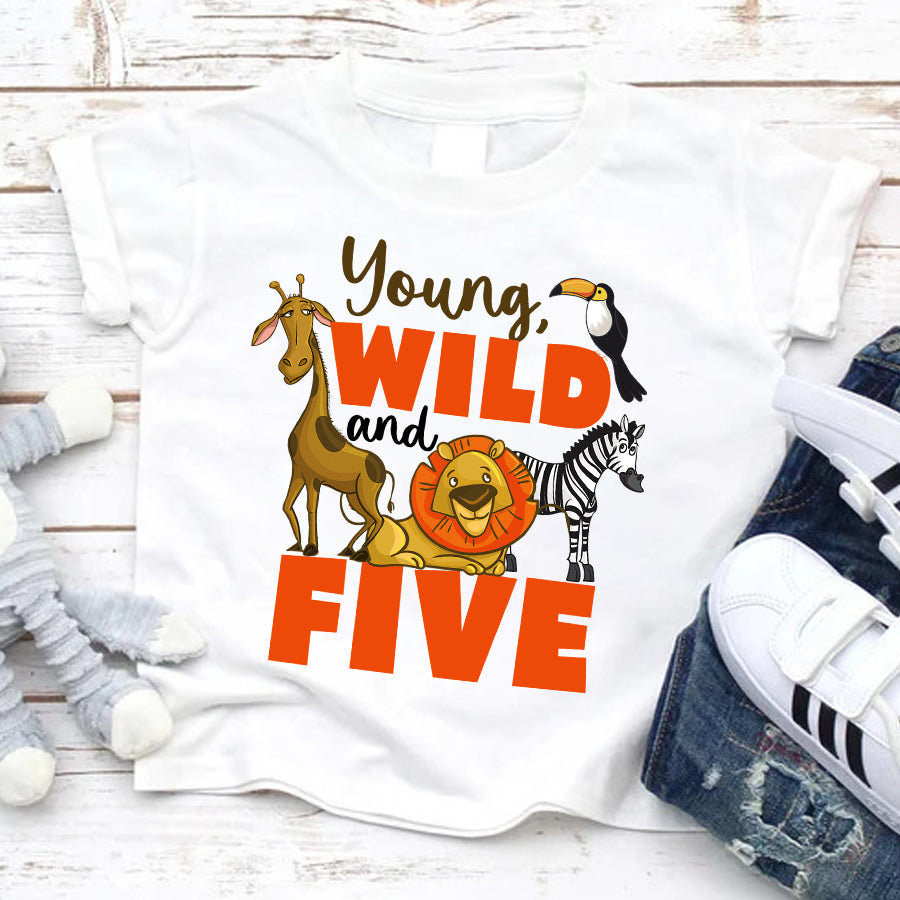 5th Birthday Shirt, Zoo Birthday Shirt, Five Birthday Shirt, 5th Birthday T Shirt, Baby Shirt