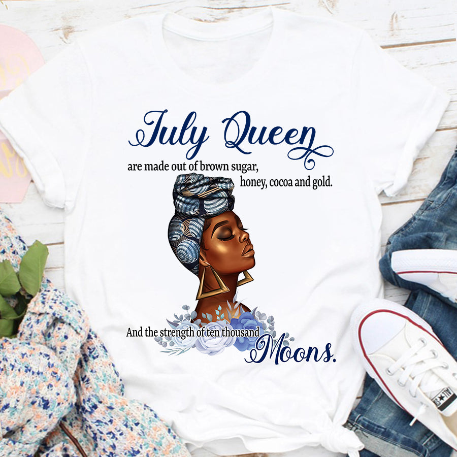July Birthday Shirt, Birthday Shirt, Queens Born In July, July Birthday Gifts, July Shirts For Woman
