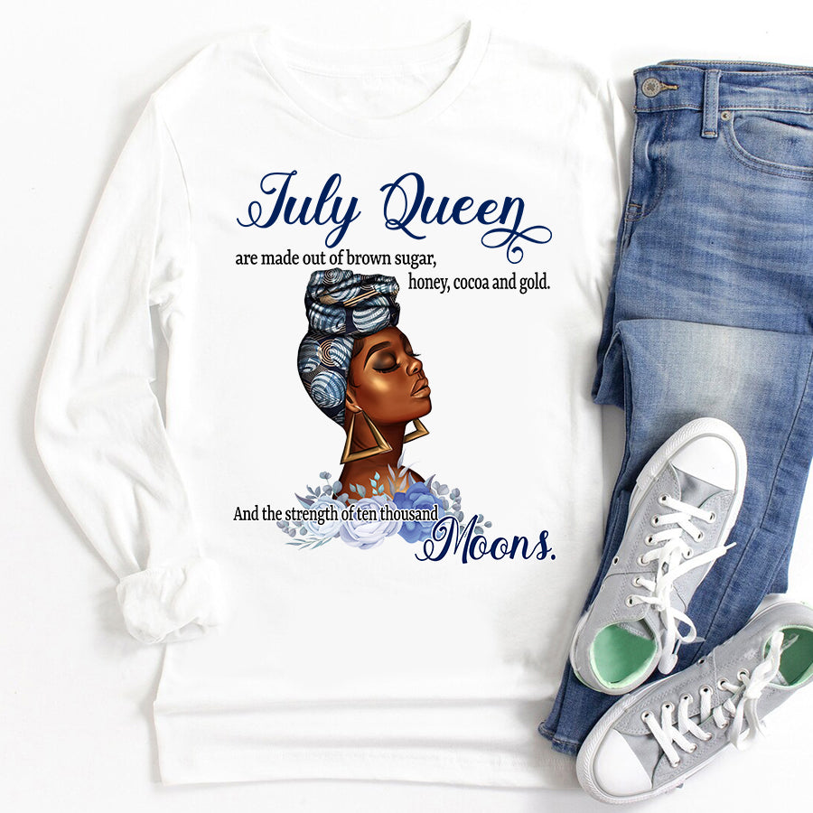 July Birthday Shirt, Birthday Shirt, Queens Born In July, July Birthday Gifts, July Shirts For Woman