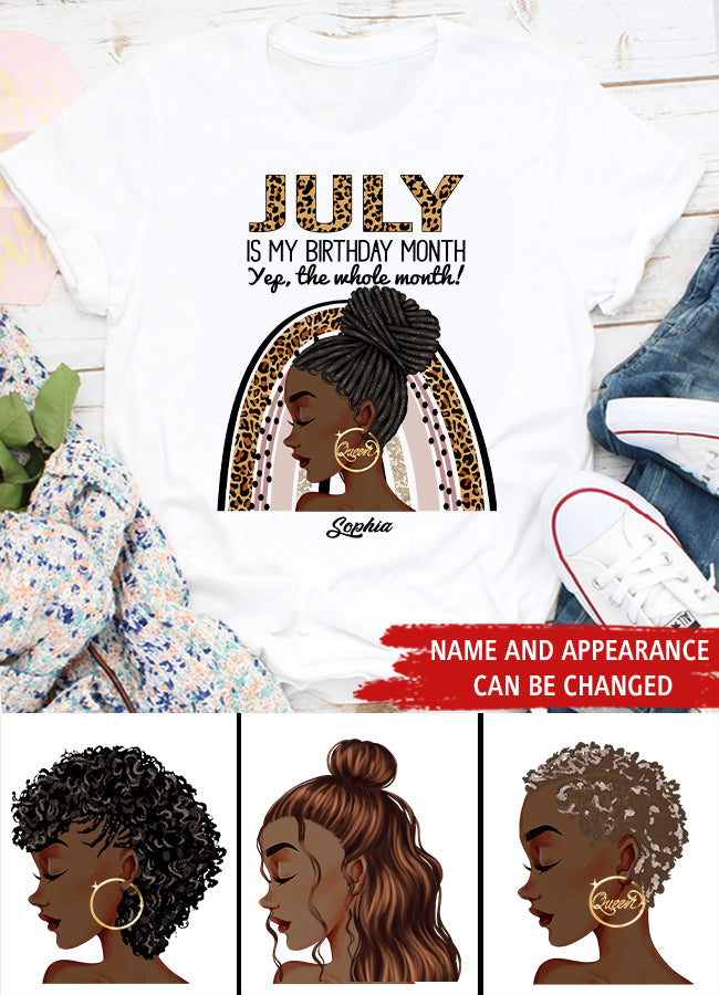 July Birthday Shirt, Custom Birthday Shirt, Queens Born In July, July Birthday Shirts For Woman, July Birthday Gifts