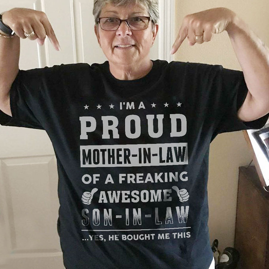 Mother In Law Shirt, Mothers Day Shirt, Mother's Day Gifts For Mother In Law, Awesome Mother in Law t shirt, First Mothers Day Gift, Mother Day Gift