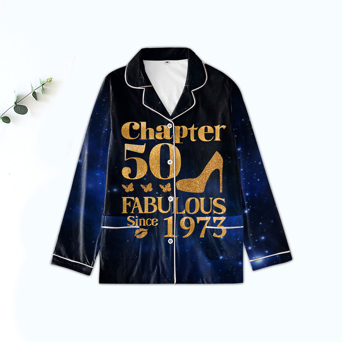 50th Birthday Gifts Ideas 50th Birthday Shirt For Her Back In 1973 Turning 50 Birthday Pajamas 50th Birthday Women&#39;s Pajamas Set For Woman