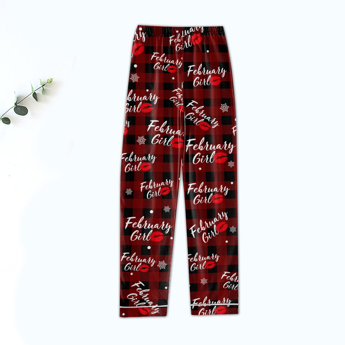 Women&#39;s Pajamas Set For February Woman, A Queen Was Born In February, Birthday Pajamas, Birthday gifts for February Woman