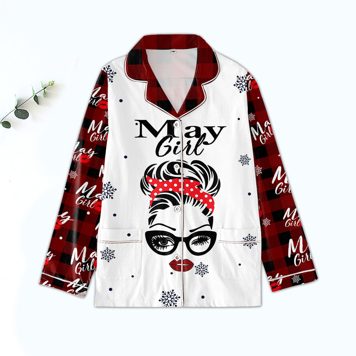 Women&#39;s Pajamas Set For May Woman, A Queen Was Born In May, Birthday Pajamas, Birthday gifts for May Woman