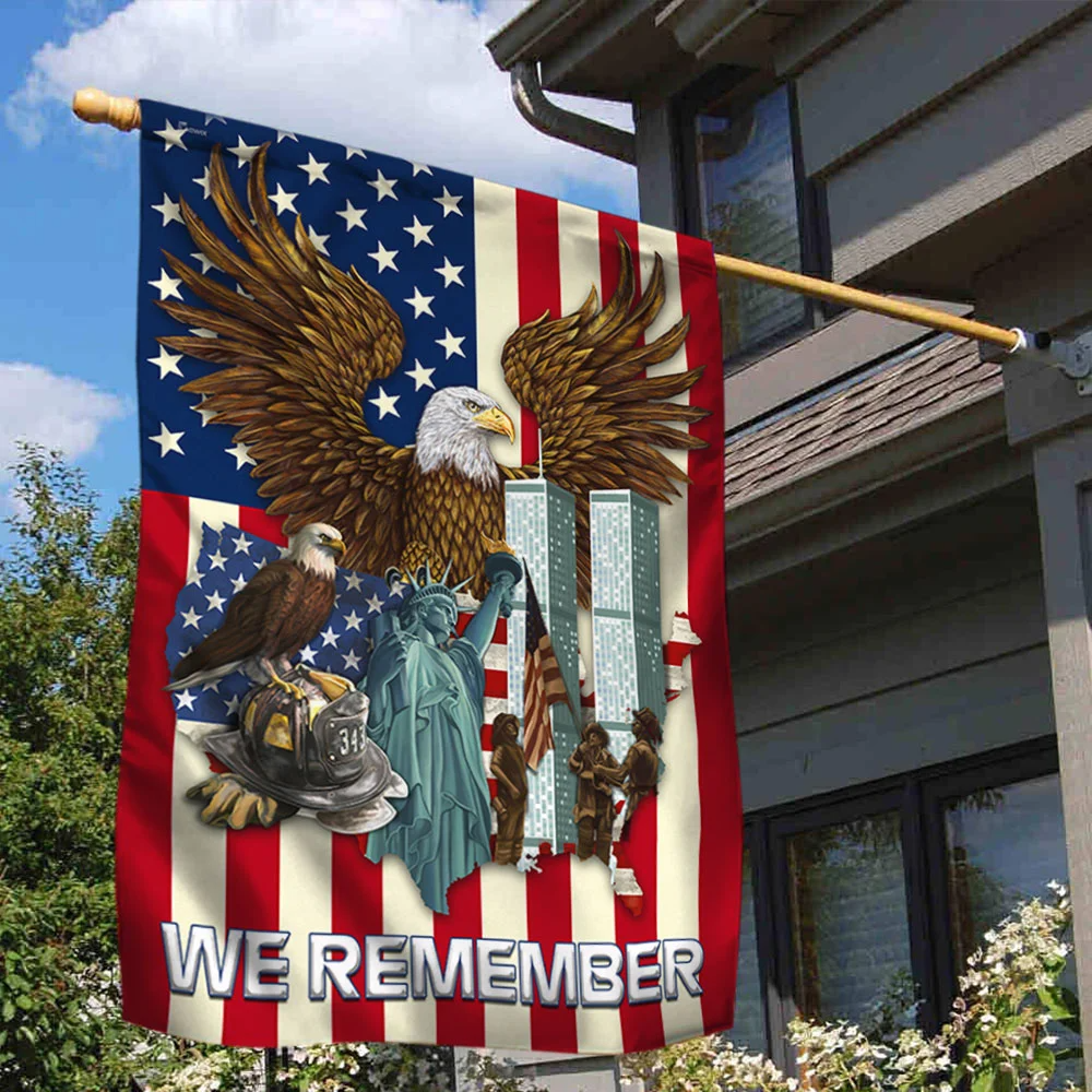 We Remember Flag Patriot Day American Flag