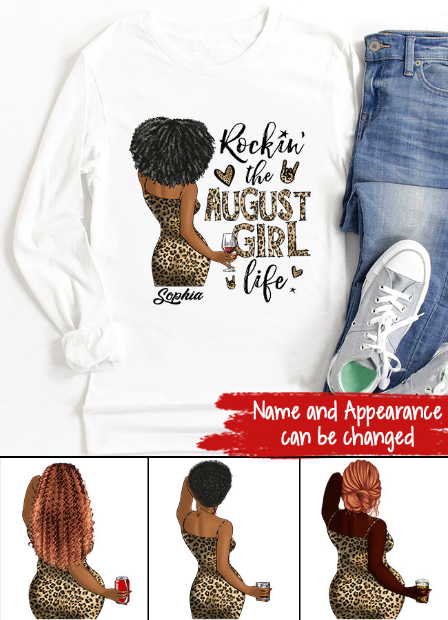 August Birthday Shirt, Custom Birthday Shirt, Queens Born In August, August Birthday Shirts For Woman, August Birthday Gifts