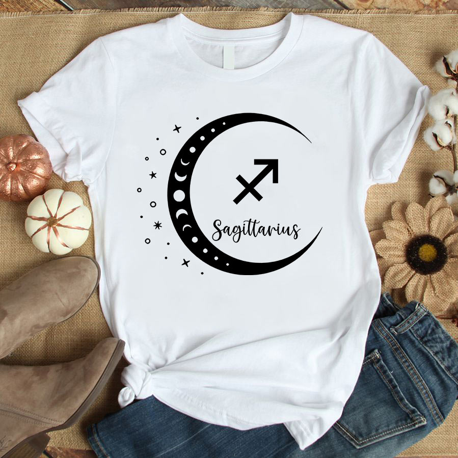 Sagittarius Girl, Sagittarius Birthday Shirts For Woman, Sagittarius Birthday Month, Sagittarius Cotton T-Shirt For Her