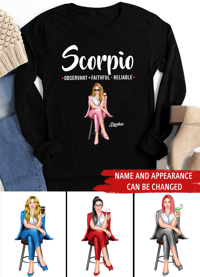 Custom Birthday Shirt, Scorpio Zodiac T Shirt, Scorpio Birthday Shirt, Scorpio T Shirts For Ladies, Scorpio Queen T Shirt, Scorpio Queen Birthday Shirt