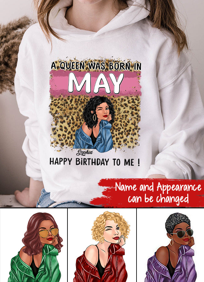 May Birthday Shirt, Custom Birthday Shirt, Queens Born In May, May Birthday Gifts, May Shirts For Woman