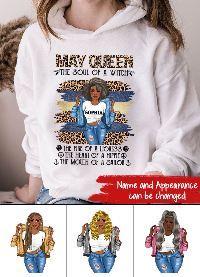 May Birthday Shirt, Custom Birthday Shirt, Queens Born In May, May Birthday Gifts, May Shirts For Woman