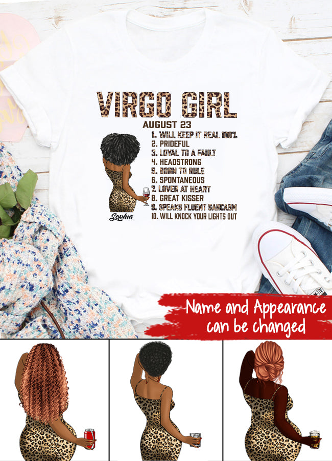 Custom October Birthday Shirt For Woman, Queens are Born In October Gifts, Melanin Afro Woman Shirt, Black Girl Tee, Afro Queen Gift