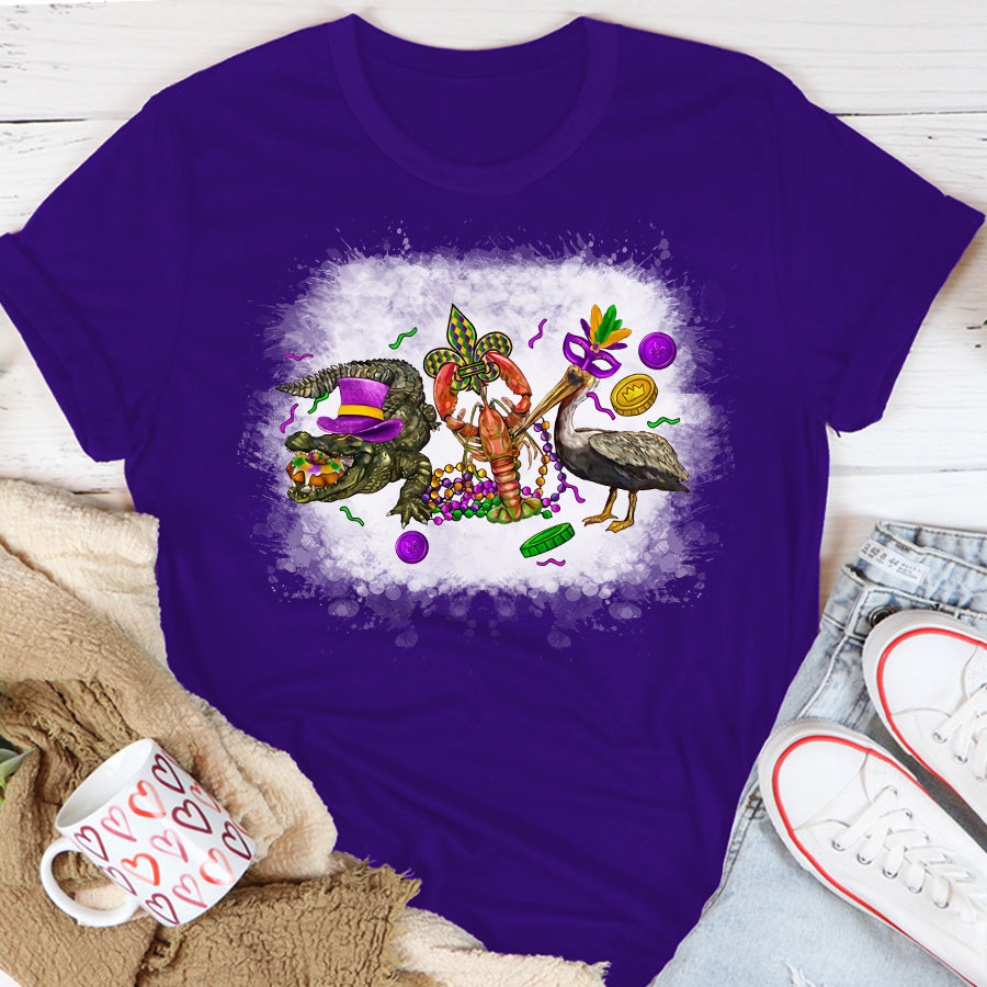 Mardi Gras Shirt, Saints Shirt, Fat Tuesday Shirt, Flower de luce Shirt, Louisiana Shirt, Saints New Orleans Shirt, Mardi Gras Day Shirt