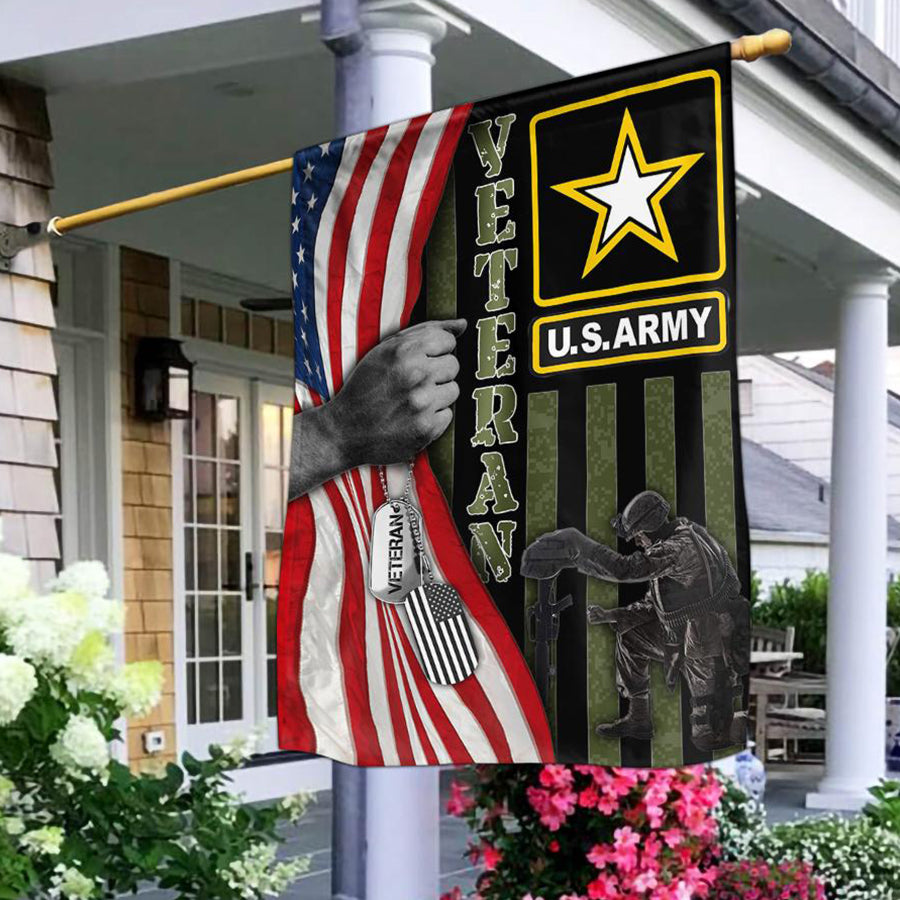 US Arrmy Verteran  Of America Veteran Flag