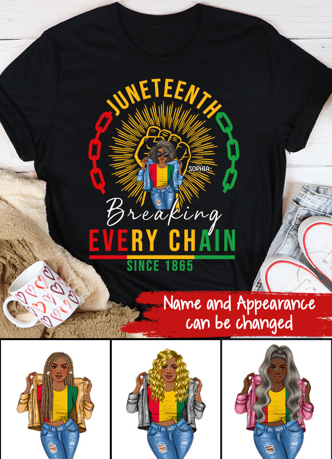 Personalized Shirt - Juneteenth T Shirt, Black Women's Juneteenth t shirt, Juneteenth shirt ideas, Black History Gift For Black Woman