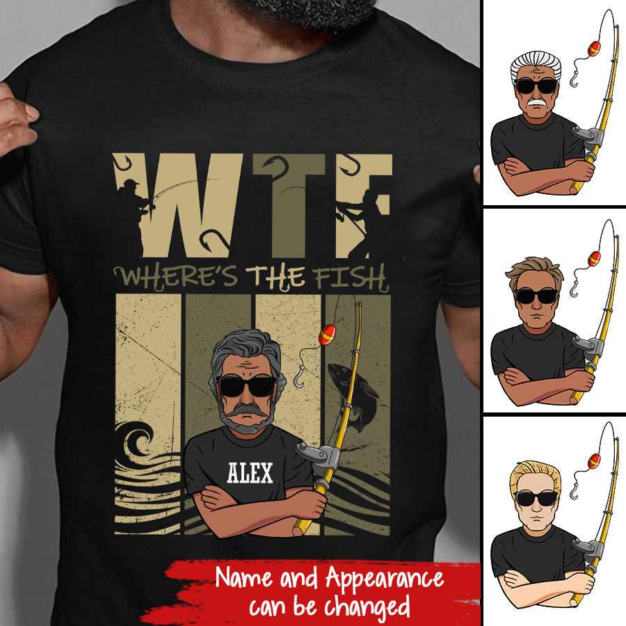 Custom Fishing Shirts, Fishing Shirt, Fishing Shirts For Men, Fishing Jersey Fishing Gifts For Dad  Fishing Gift