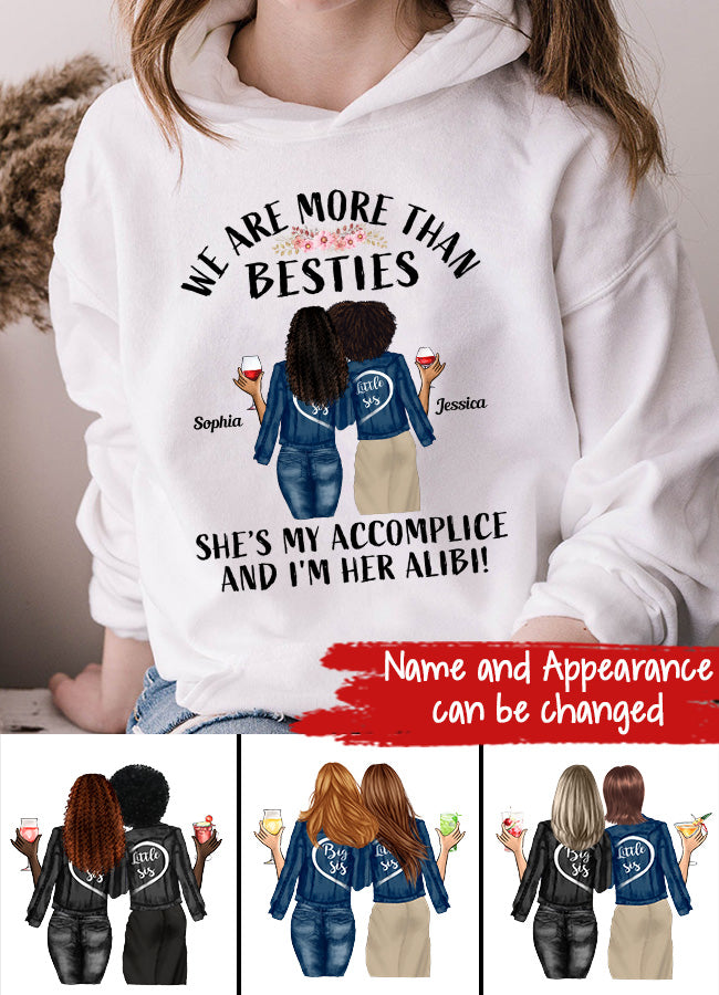 Personalized T Shirt, Sister Shirt, Gifts For Best Friends, Best Friend Shirts, Big Sister Shirt, Friend Shirt, Friends T Shirt Women
