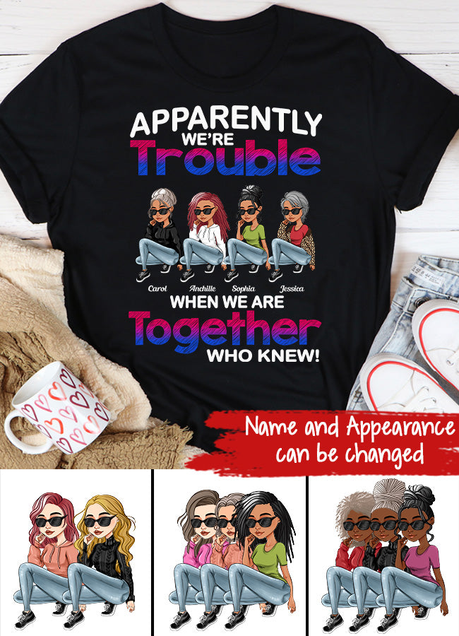 Personalized T Shirt, Sister Shirt, Gifts For Best Friends, Best Friend Shirts, Big Sister Shirt, Friend Shirt, Friends T Shirt Women