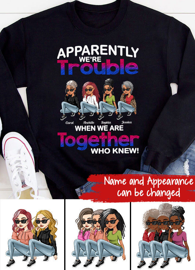 Personalized T Shirt, Sister Shirt, Gifts For Best Friends, Best Friend Shirts, Big Sister Shirt, Friend Shirt, Friends T Shirt Women