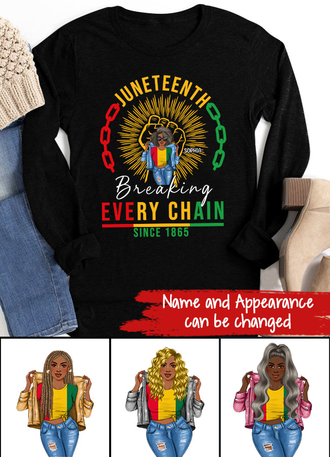Personalized Shirt - Juneteenth T Shirt, Black Women's Juneteenth t shirt, Juneteenth shirt ideas, Black History Gift For Black Woman