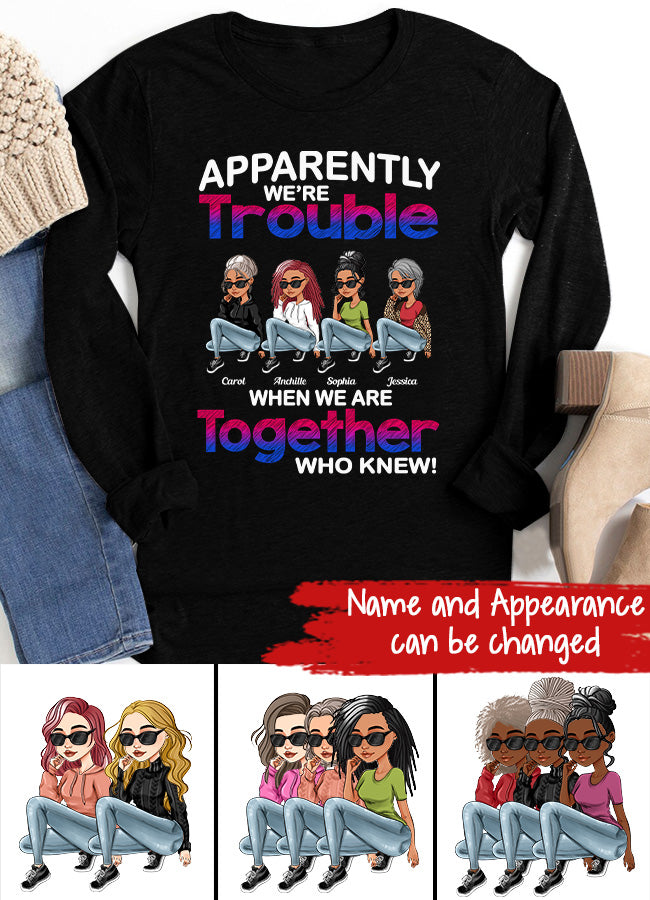 Personalized T Shirt, Sister Shirt, Gifts For Best Friends, Best Friend Shirts, Big Sister Shirt, Friend Shirt, Friends T Shirt Women