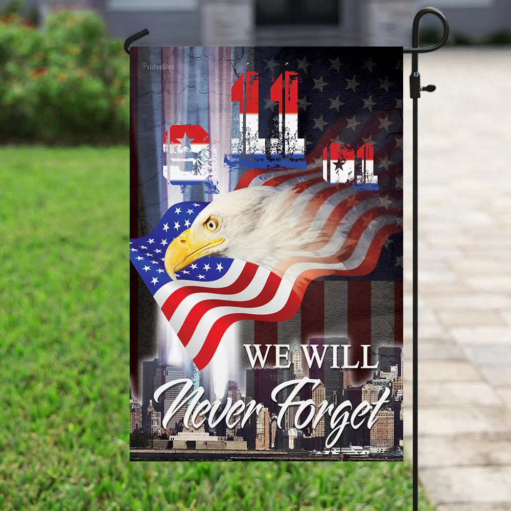 9 11 Never Forget Eagle Flag Patriot Day American Flag