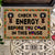 Check Ya Energy Before You Come In This House Yoga Door Mat, Yoga black girl Doormat