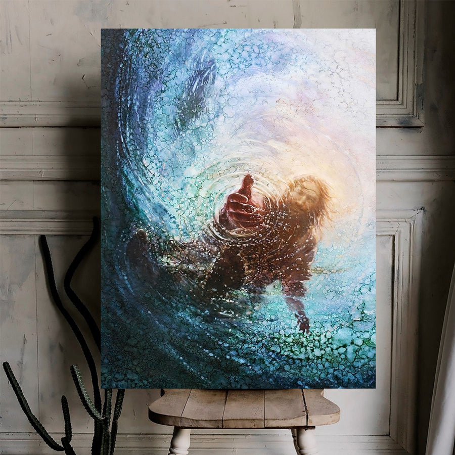 God Poster, Jesus Wall Art, Believe In Jesus, Wall Art Decor, Gift for women and men, home decor