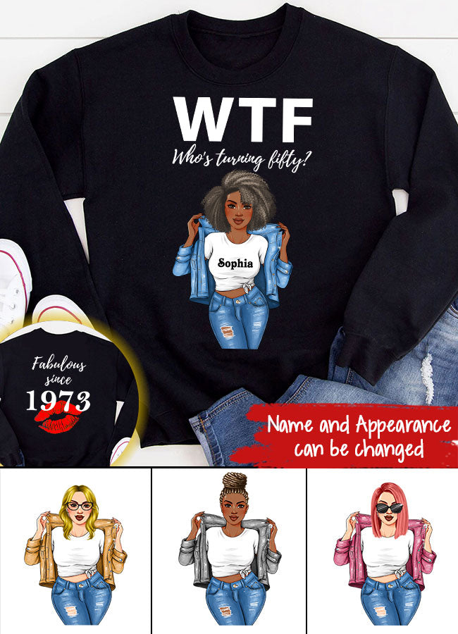 Chapter 50, Fabulous Since 1973 50th Birthday Unique T Shirt For Woman, Her Gifts For 50 Years Old , Turning 50 Birthday Cotton Shirt