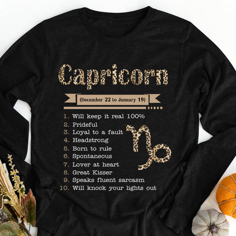 Capricorn Girl, Capricorn Birthday Shirts For Woman, Capricorn Birthday Month, Capricorn Cotton T-Shirt For Her