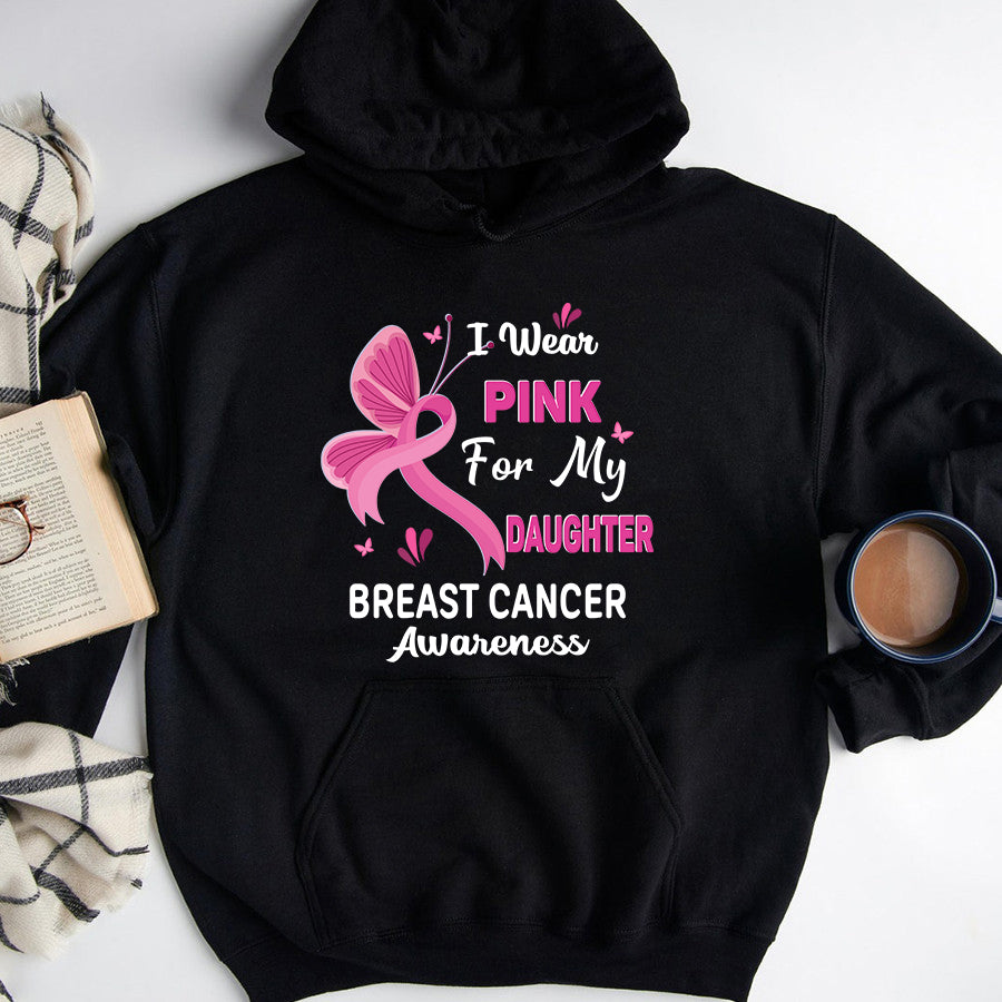 Breast Cancer Awareness Shirts I Wear Pink for My Daughter Breast Cancer Awareness T Shirt